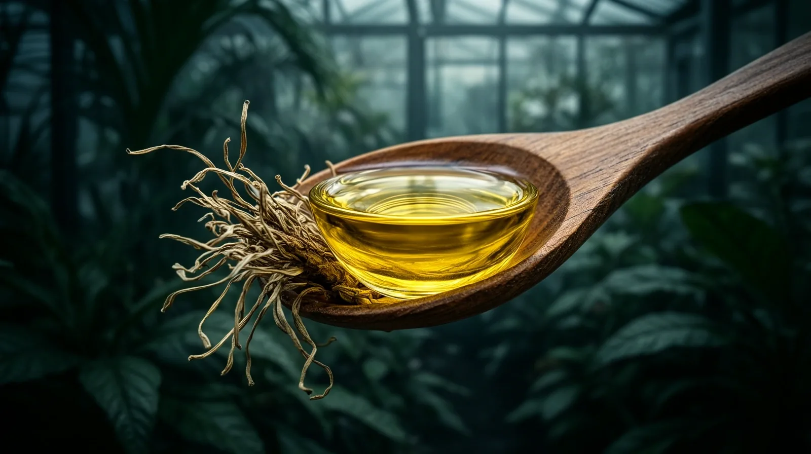 Atmospheric botanical background
